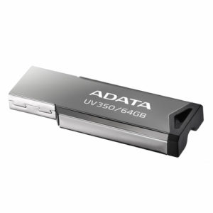 Unidad Flash Usb 3.0 Adata Auv350 De 64Gb. Color Gris. - AUV350-64G-RBK