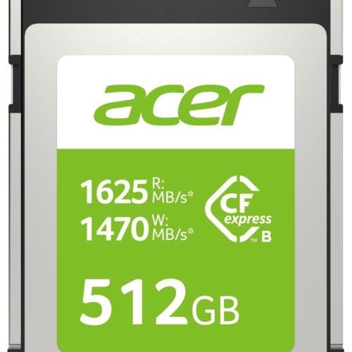 Memoria Compact Flash Express Acer CFE100 – 512GB – PCI-E 3.0 NVMe 1.3 – BL.9BWWA.320