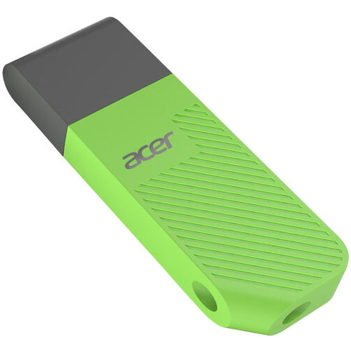 Memoria USB Acer UP300 – 64GB – USB 3.2 – Negro con Verde – BL.9BWWA.558