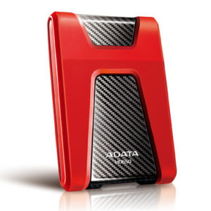 Disco Duro Externo Adata Dashdrive Hd650 2.5p 1Tb Usb 3.0 Windows/Mac Rojo - AHD650-1TU3-CRD
