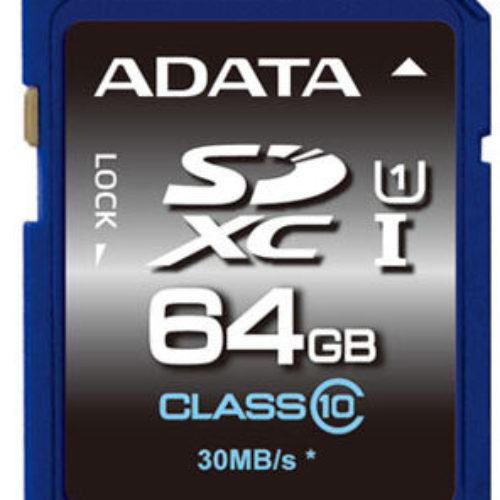Memoria Sdxc Adata 64Gb Clase 10 Uhs I – ASDX64GUICL10-R