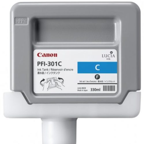 Tinta Canon Pfi 301 Cian 330Ml – 1487B001AA