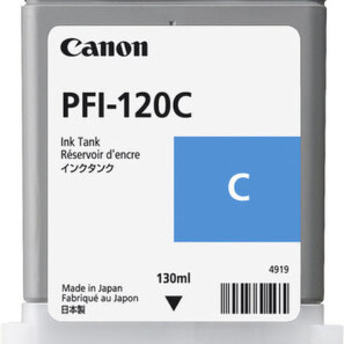 Tinta Canon PFI-120C – Cian – 130ML – 2886C001AA