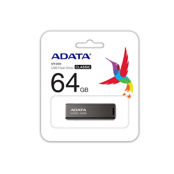Memoria Usb Adat Auv260 64G Rbk 64Gb - UV260-64G-RBK