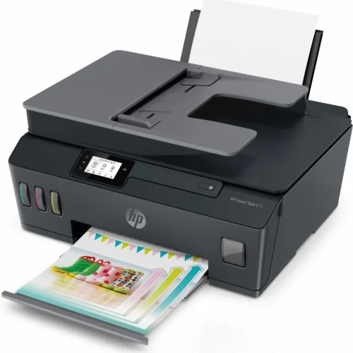 Multifuncional HP Smart Tank 615, Color, Inyección, Inalámbrico, Print/Scan/Copy/Fax – Y0F71A#AKY