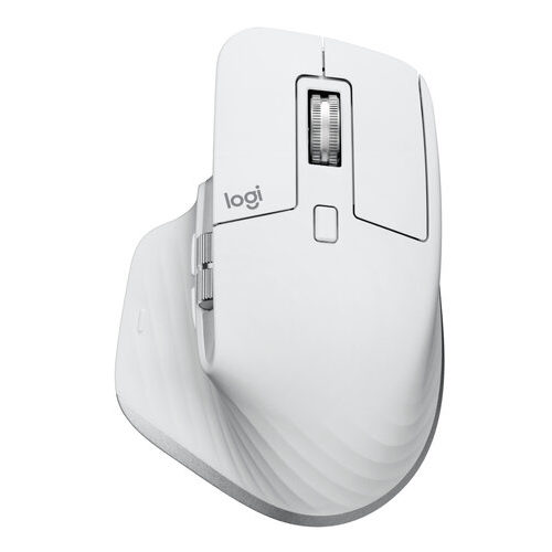 Mouse Gamer Logitech MX MASTER 3S – Inalámbrico – 7 Botones – Gris Pálido – 910-006562