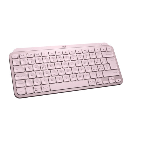Teclado Logitech MX Keys Mini – Inalámbrico – Rosa – 920-010478