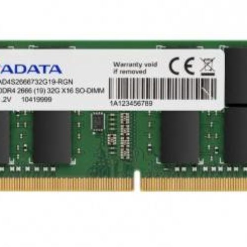 Memoria Ram Adata Ddr4 8Gb 2666Mhz So Dimm Para Laptop – AD4S26668G19-SGN