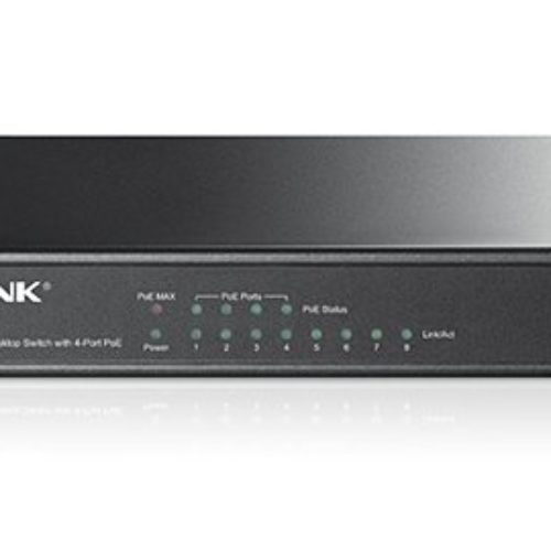 Switch TP-LINK SF1008P – 8 Puertos – Fast Ethernet – PoE – No Gestionado – TL-SF1008P