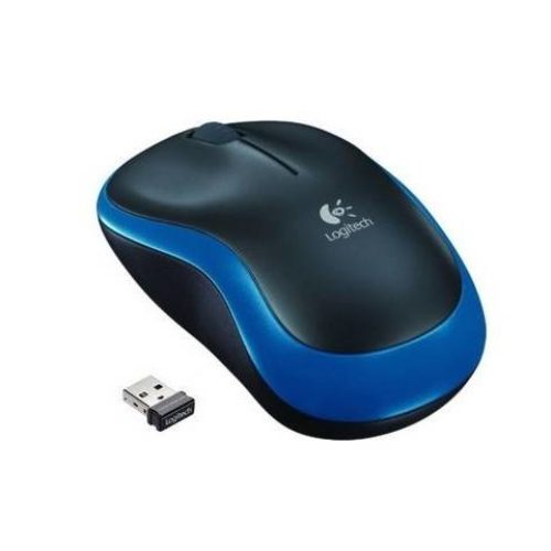 Mouse Logitech M185 – Inalámbrico – USB – Azul – 910-003636