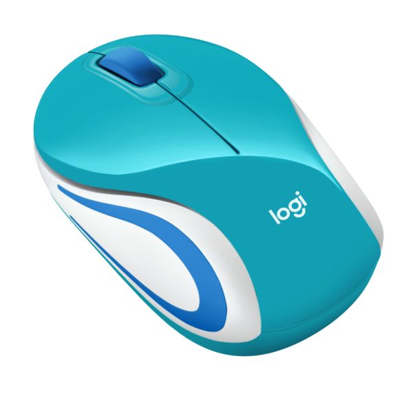Mouse Logitech M187 Mini Brig Teal Inalámbrico Usb Verde Azulado - 910-005363 - Imagen 3