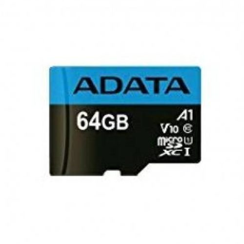 Memoria Microsdhc Adata Premier 64Gb Clase 10 Uhs I C/Adaptador – AUSDX64GUICL10A1-RA1