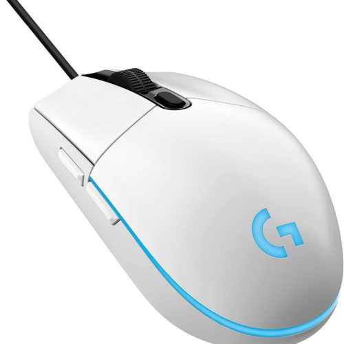 Mouse Gamer Logitech G203 Lightsync Alámbrico 6 Botones Rgb Blanco – 910-005794