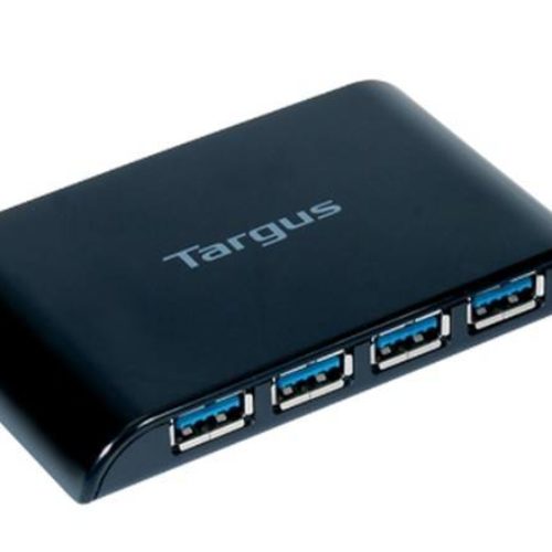 HUB Targus ACH124US – 4 Puertos – USB 3.0 – Sin Adaptador de Corriente – ACH124US