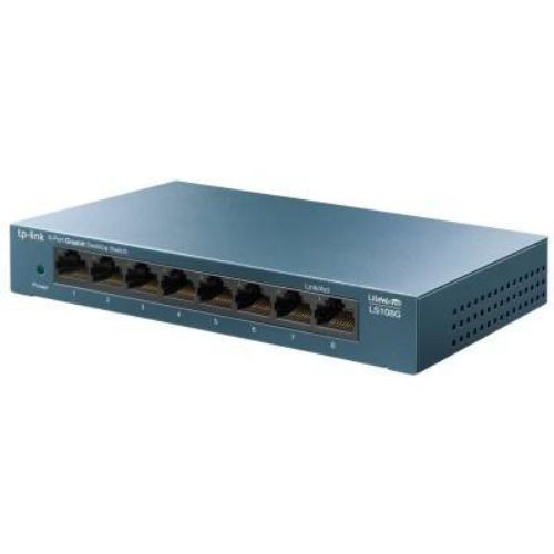 Switch TP-LINK LS108G – 8 Puertos – Gigabit – No Gestionado – LS108G