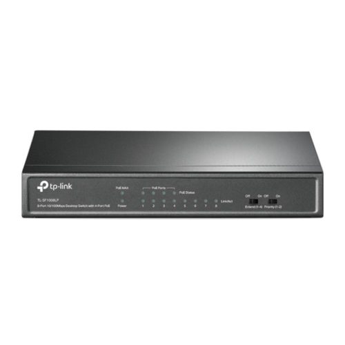Switch Tp Link Tl Sf1008Lp 8 Puertos Fast Ethernet Poe No Gestionado – TL-SF1008LP