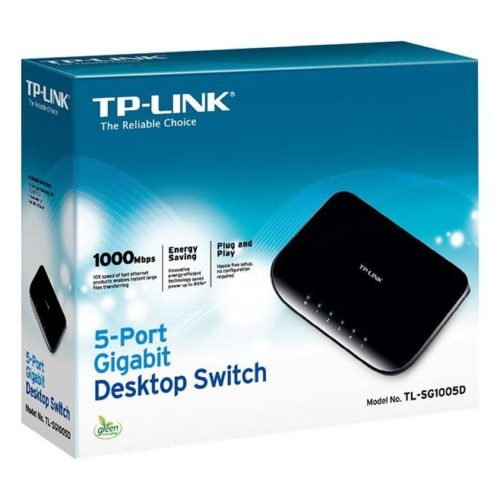 Switch Tp Link Sg1005D 5 Puertos Gigabit No Gestionado – TL-SG1005D