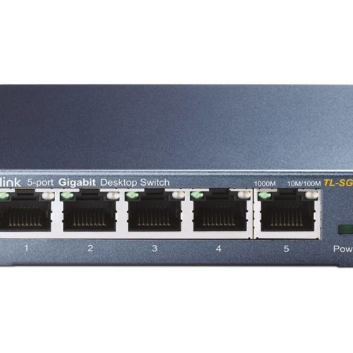 Switch TP-LINK SG105 – 5 Puertos – Gigabit – No Gestionado – TL-SG105