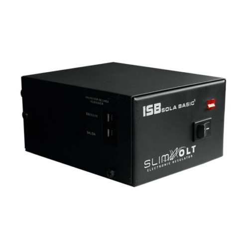 Regulador Sola Basic Slimvolt 1300Va 700W /Metal/Leds/Pantallas/4 Cont – SLIMVOLT