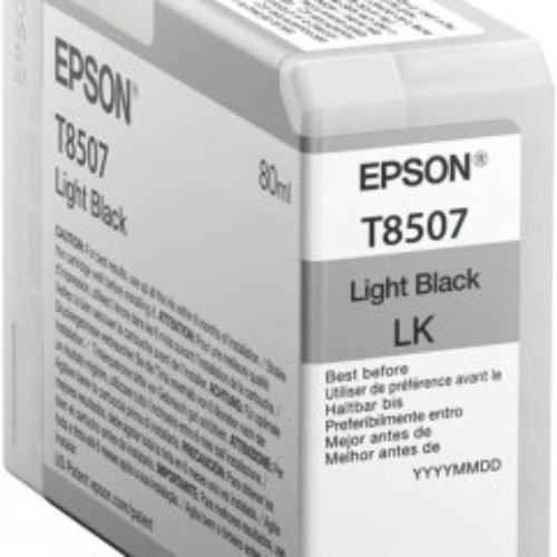 Tinta Epson T850 UltraChrome – Negro Claro – 80ml – T850700