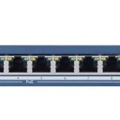 Switch HIKVISION DS-3E0510P-E – 8 Puertos – Gigabit – 1 SFP – No Gestionado – DS-3E0510P-E