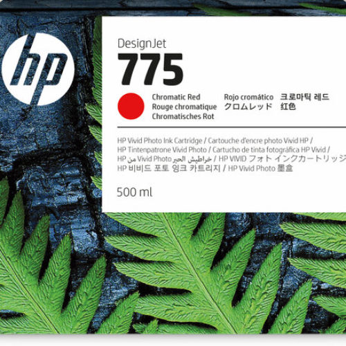 Tinta HP 775 – Rojo Cromático – 500ml – 1XB20A