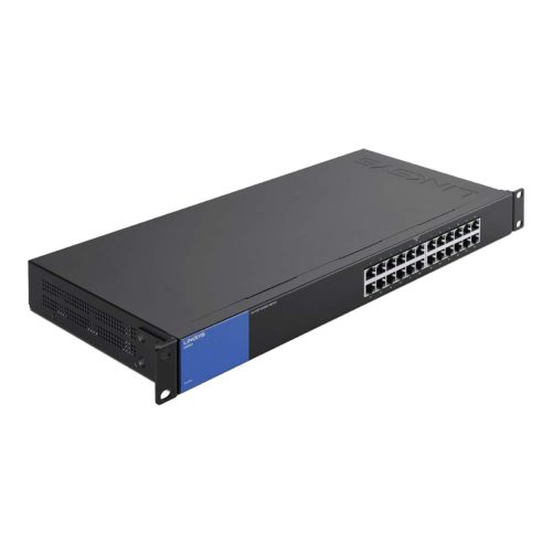 Switch Gigabit Linksys Lgs124 De 24 Puertos 10/100/1000 Mbps. – LGS124