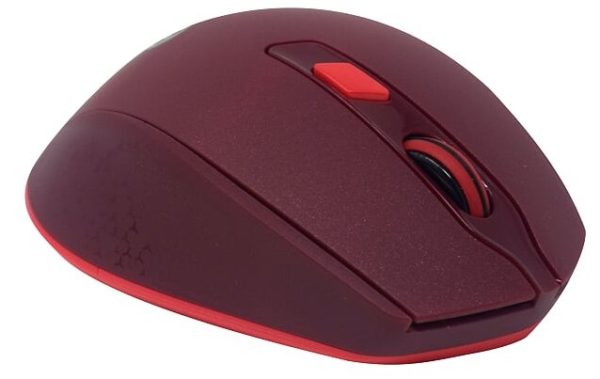 Mouse Naceb Na 0119R Inalámbrico 6 Botones Rojo - NA-0119R