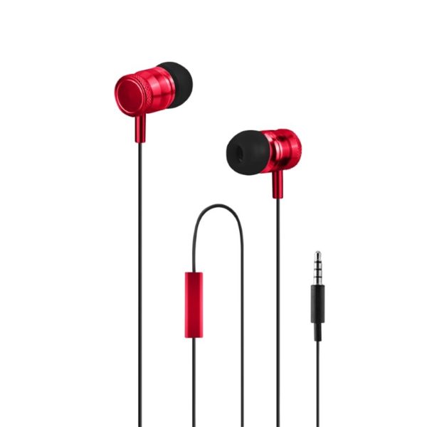 Auriculares Naceb Racing Na 0305R Micrófono 3.5Mm 20 20000 Hz 1M Manos Libres Rojo - NA-0305R