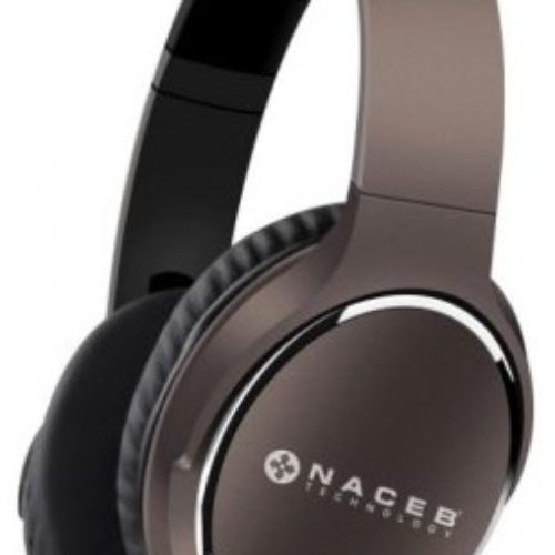 Audífonos Naceb Fornax NA-0308C – Micrófono – Bluetooth – Radio AM / FM – Plegables – Café – NA-0308C