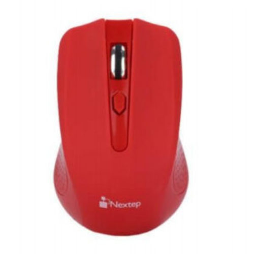 Mouse Nextep NE-411 – Inalámbrico – USB – 4 Botones- Rojo – NE-411