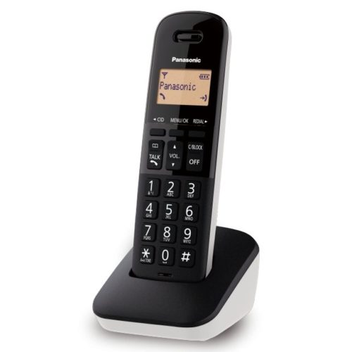 Teléfono Inalámbrico Panasonic KX-TGB310MEW – Digital – DECT 6.0 – Negro con Blanco – KX-TGB310MEW