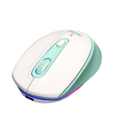 Mouse Perfect Choice Lumier – Inalámbrico – Blanco – PC-045076