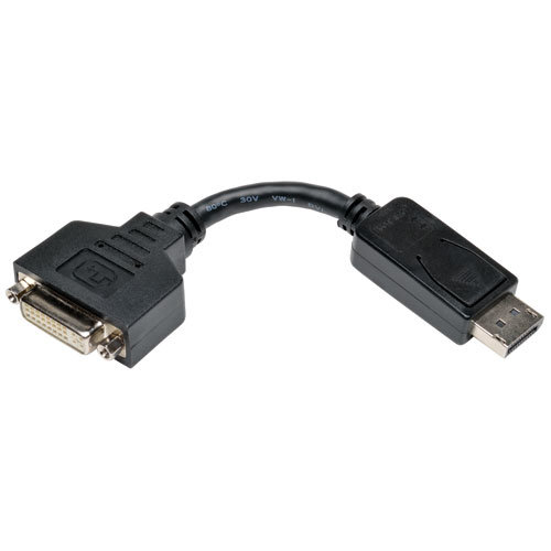 Adaptador Tripp Lite DisplayPort a DVI – Convertidor Macho-Hembra – 15.2cm – P134-000