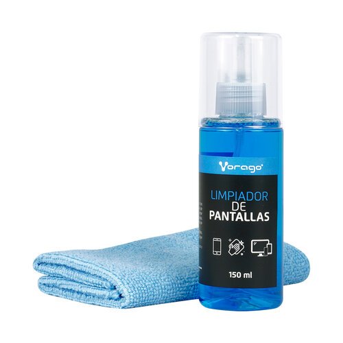 Limpiador de Pantallas Vorago CLN-109 – Antiestático – Incluye Microfibra – 150 ml – CLN-109
