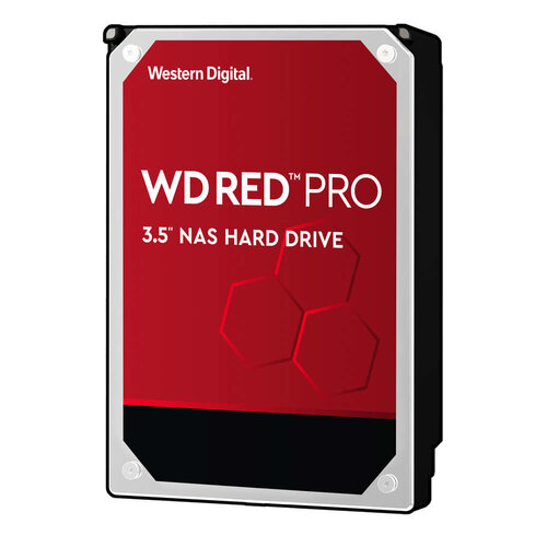 Disco Duro Western Digital WD Red Pro – 3.5p – 12TB – SATA 3 – Para NAS – WD121KFBX