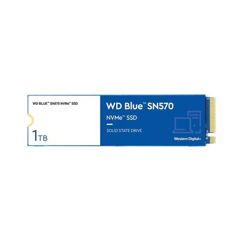 Unidad de Estado Sólido Western Digital WD Blue SN570 – M.2 – 1TB – PCIe Gen3 – WDS100T3B0C
