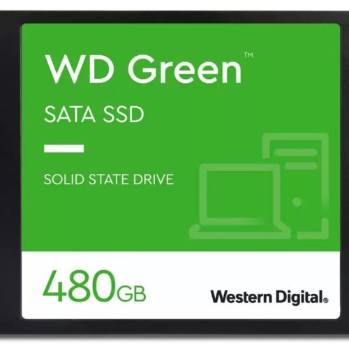 Unidad de Estado Sólido Western Digital WD Green – 2.5″ – 480GB – SATA 3 – WDS480G3G0A