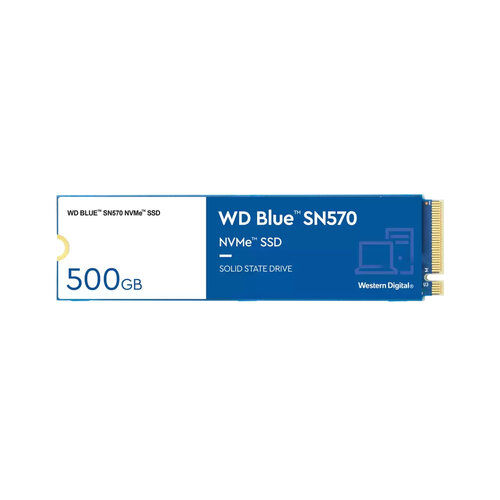 Unidad de Estado Sólido Western Digital WD Blue SN570 – M.2 – 500GB – PCIe Gen3 – WDS500G3B0C