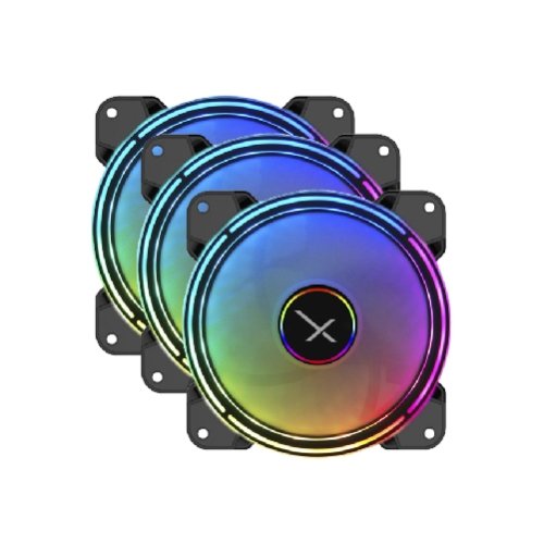 Ventilador XZeal XZ1100 – 120mm – 1200RPM – RGB – 3 Piezas – XZVE100B