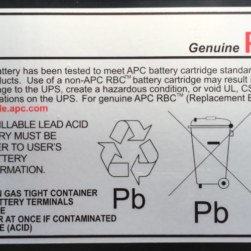 Batería De Reemplazo Apc Cartridge #124 24V – APCRBC124