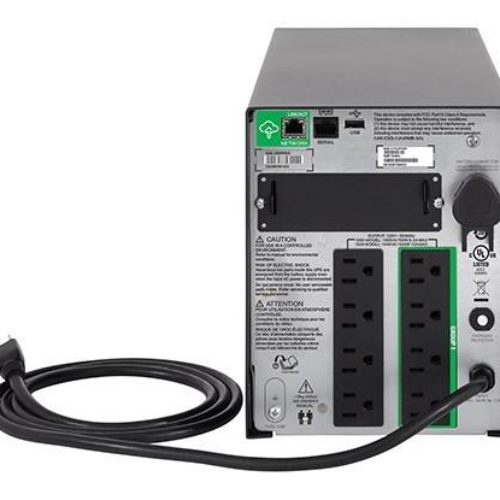 UPS APC Smart-UPS 1500 – 1440VA/1000W – 8 Contactos – Línea interactiva – LCD – AVR – SMT1500C
