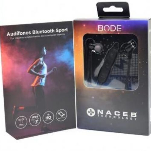 Auriculares Naceb Bode Na 0306 Micrófono 20 20000Hz 3.5Mm Bluetooth Ipx4 – NA-0306
