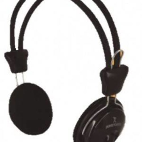 Audífonos Perfect Choice On Ear Alámbrico 3.5Mm Micrófono Negro – PC-113171