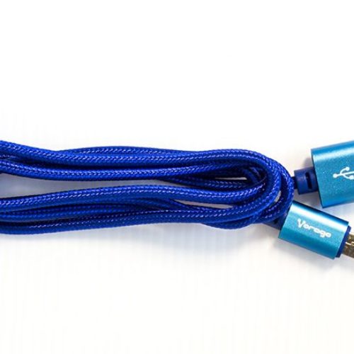 Cable Dual Micro Vorago Cab 209 Usb, Usb, Azul – AC-365810-45