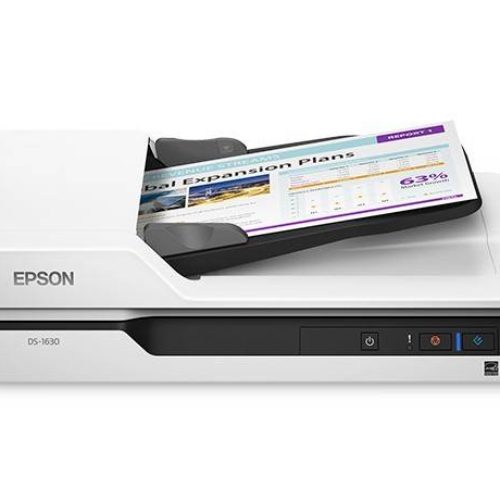Escáner Epson Workforce Ds 1630 216 X 355 Mm, Cama Plana, Cis, 1500 Páginas, 25 Ppm – B11B239201