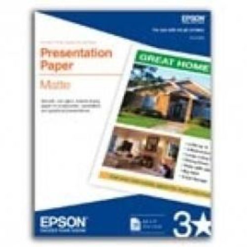 Papel Epson Presentation Paper Matte Carta 100 Hojas – S041062