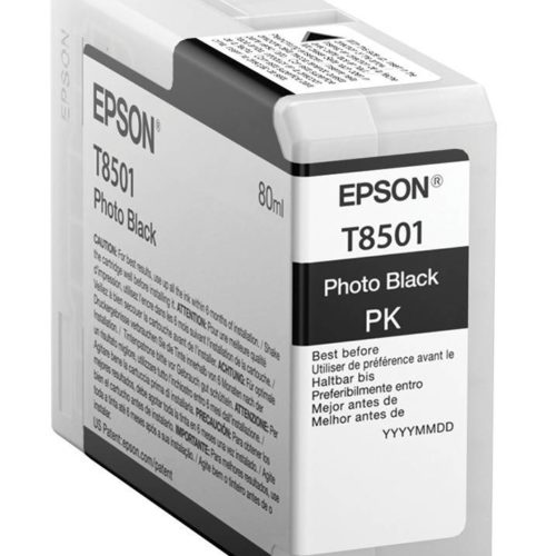 Tinta Epson T850 Ultrachrome Negro Fotográfico 80Ml – T850100