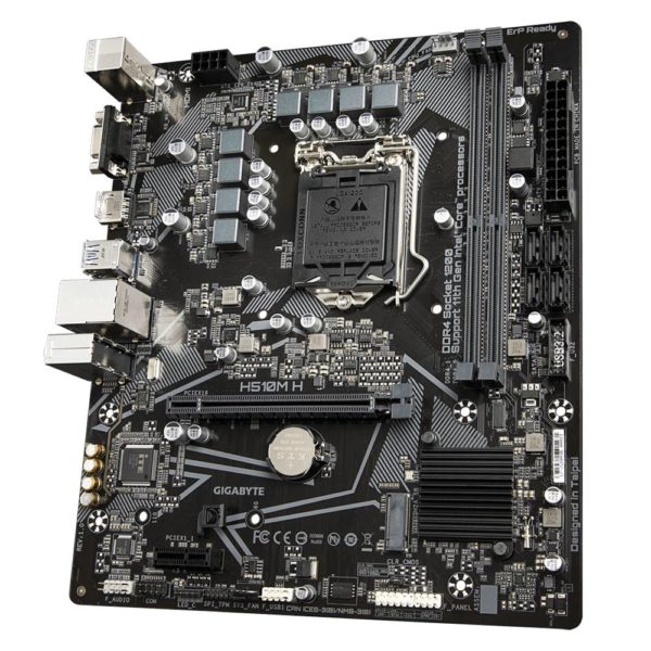 Tarjeta Madre Gigabyte H510M H Socket 1200 2Xddr4 2133/2666/3200Mhz Hdmi Vga Usb 2.0/3.2 Micro Atx - H510M H - Imagen 3
