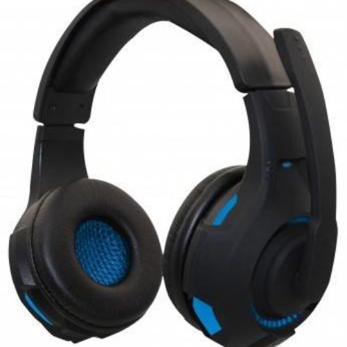 Diadema Gamer Naceb Technology Alámbrico Micrófono Negro Con Azul – NA-0304A